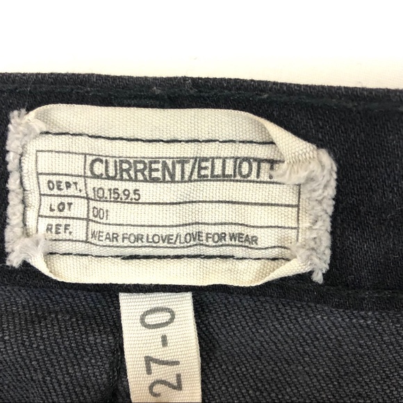 CURRENT/ELLIOTT Released Hem Skinny Mini Skirt - Picture 5 of 6